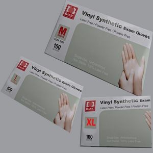 Synthetic Clear Examination Gloves.