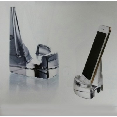 Spike Cell Phone Lead Crystal Holder
