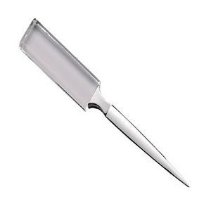 Clear Optic Crystal Letter Opener.