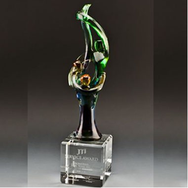 Crystal Cooperation Award (Sandblasted)