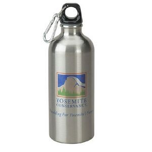 22 Oz. Silver Full Sublimation Stainless Steel Water Bottle