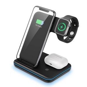 3 In 1 Fast Wireless Charger Station.