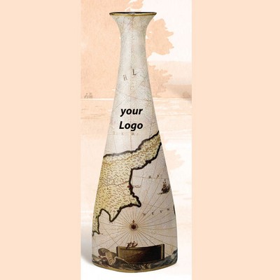 Nautical Sea Map Ceramic Vase