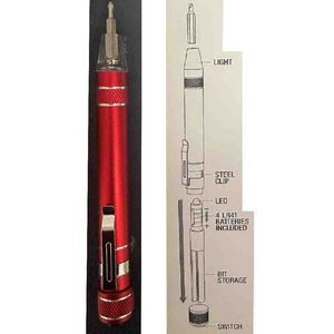 LED Pen Style Precision Screwdriver