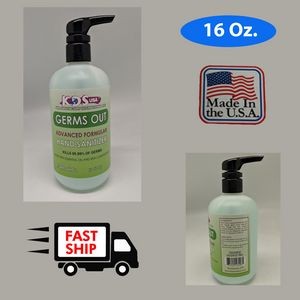 16 OZ Instant Hand Sanitizer Made in USA, within 24 Hours shipping