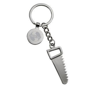 One of a Kind - Nickelplated Saw Key Chain