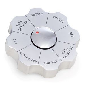 Silver Decision Maker Paperweight - Legal