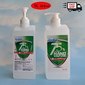 One Liter 33.8 FL Oz, Instant Hand Sanitizer.