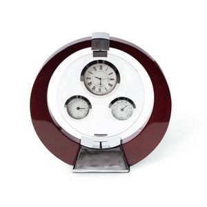 Mahogany Desk Clock
