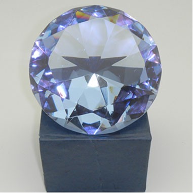 Crystal Diamond Paper Weight-100 mm (Laser Engraving)