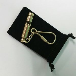 Unique Vintage Brass Whistle Key Chain