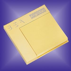 Gold Plated Brass Memo Pad Holder (Screened) - ON SALE - LIMITED STOCK