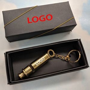 Brass Whistle Keychain Made In Taiwan
