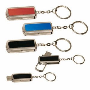 2 GB Metal USB Flash Drive Keychain