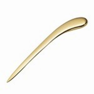 Gold Plated Letter Opener Curve - Screen Imprinted