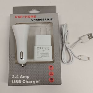 Car + Home iphone Charger Kit