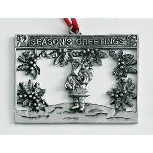 MasterCast Design Santa Cut-Out Cast Ornament