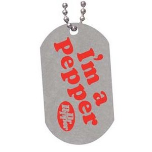 Lightweight Aluminum Military Style Dog Tag