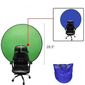 29.5'' Collapsible Green Screen Background with Portable Bag