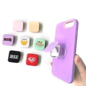 Square Portable Makeup Mirror Phone Stand