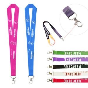 3/4'' Full Color Sublimated Lanyard w/ Lobster Hook