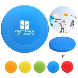 9" Plastic Round Flying Disc