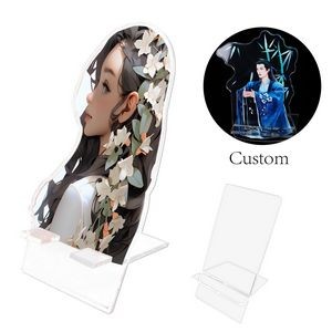 Acrylic Phone Holder in Custom Shape
