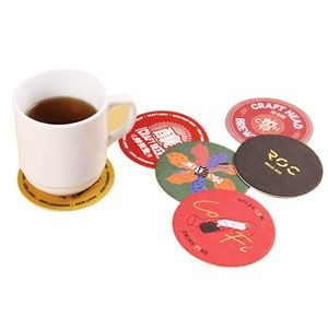 Full Color Printed Round Paper Coaster