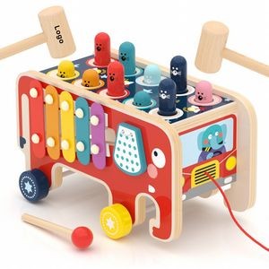 Wooden Hammer Toys with 2 Mallets