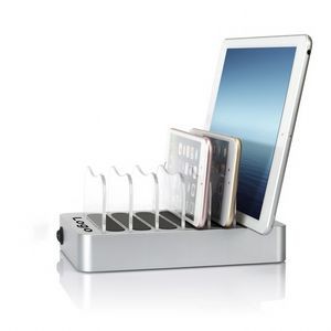 Charging Station for Multiple Devices with 6 USB Fast Ports