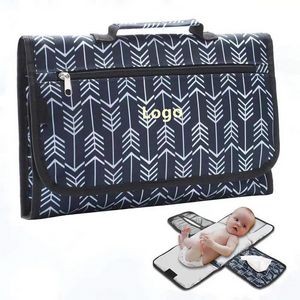 Portable Baby Diaper Changing Pad with Baby Wipes Pocket