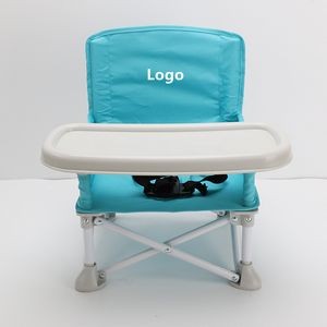 Folding Portable Baby Booster Seat for Dining Table Camping Beach Baby Snack Chair