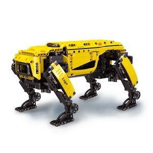 RC & APP Control Robot Dog Building Kit Set with Power Module