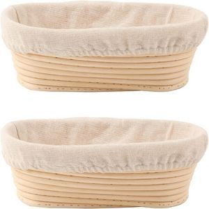 European Bread Oval Bread Proofing Basket With Lining