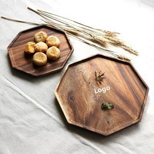 Wooden Serving Tray Vegetable Fruit Platter Dessert Plates Cheese Board Party Decor Wood Trays