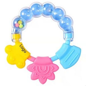 Baby Teething Toys Rattle Teether Ring