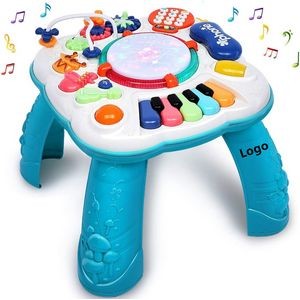 Musical Learning Table Early Education Activity Center Table for Toddles with Lights Melodies