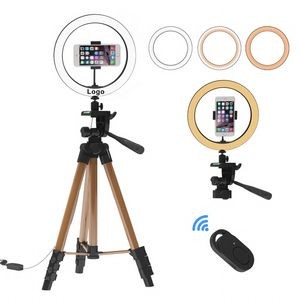 Selfie Ring Light With 50" Tripod Stand Phone Holder