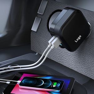 Car 2-in-1 Charger with Dual USB Ports