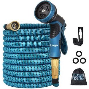 Expandable Garden Hose25 FT Flexible Lightweight Water Hose with 9 Way Spray Nozzle