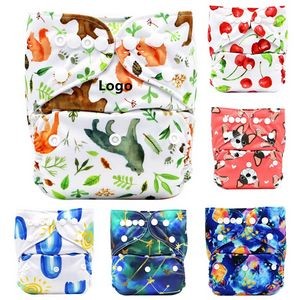 Reusable Washable Baby Cloth Diaper Snap Shell Waterproof Diaper Nappy Cover Adjustable