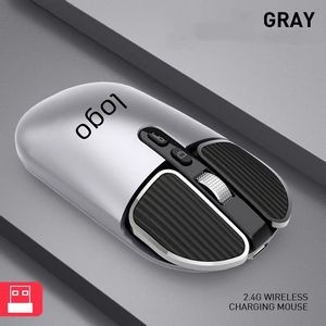 Wireless Mouse with USB, Slim Computer Mouse with Quiet Click for iPad, Notebook, PC and Mac