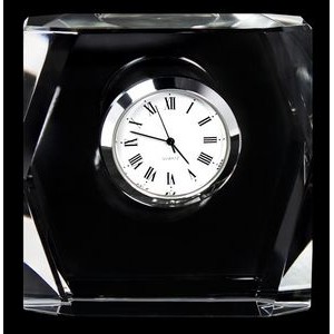 Mini Designer Crystal Square Clock