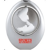 Swivel Globe Sports Keychain