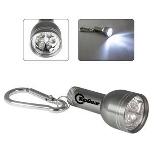 6-LED Flashlight w/Metal Carabiner
