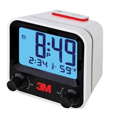 Easy Set Alarm Clock w/Thermometer