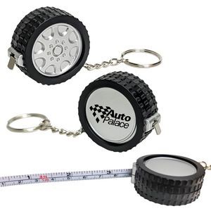 Tire Measuring Tape Keychain
