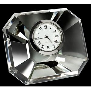 Mini Designer Crystal Rectangle Clock