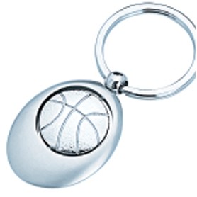 Swivel Basketball Sports Keychain