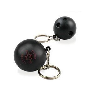 PU Custom Bowling Stress Ball Key Chain